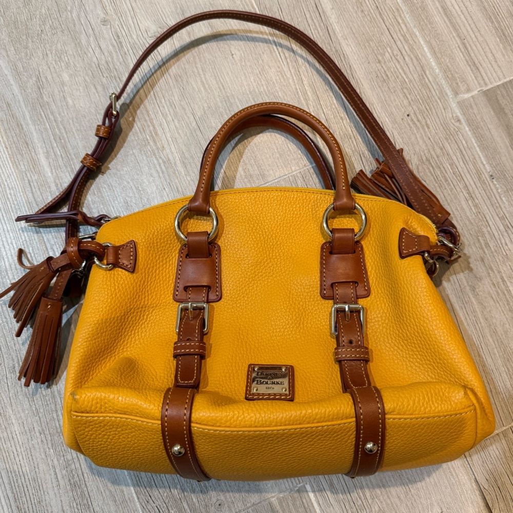 Dooney & Bourke Pebble Leather Satchel